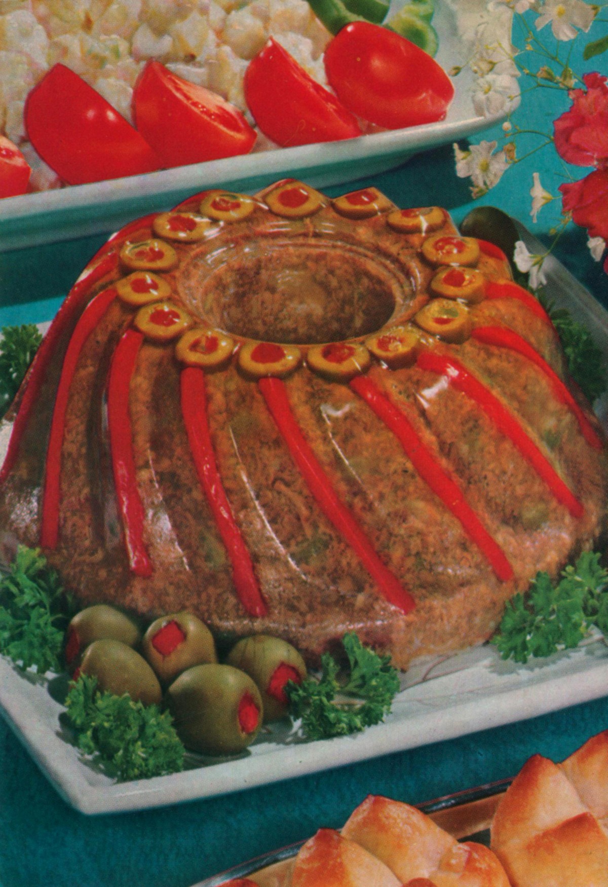 Jellied Beef Mold from Farm Journal’s Country Cookbook by Nell B. Nichols