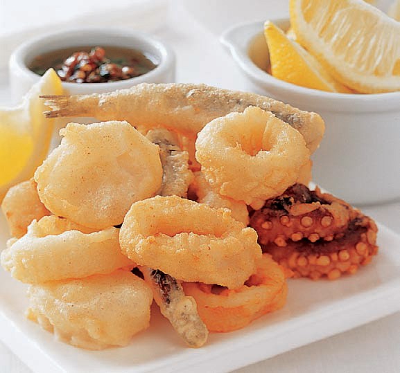 Fritto Misto di Mare (Fried Mixed Seafood) Recipe
