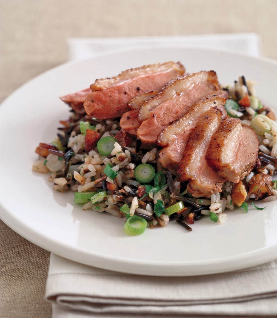 Duck with Wild Rice from The Cook's Book of Everything by Lulu Grimes