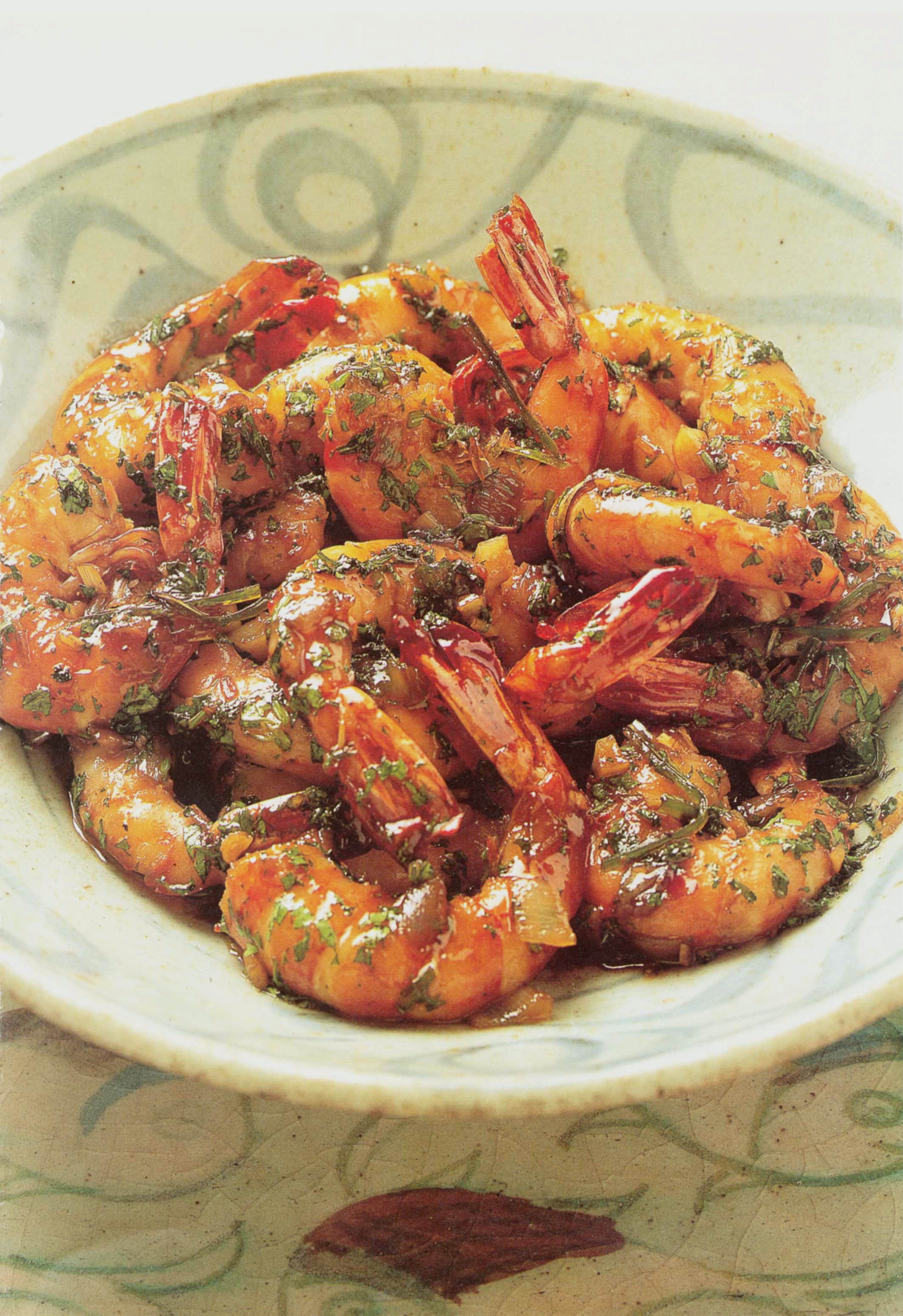 Stir-fried Prawns with Oyster Sauce from Ken Hom Cooks Thai by Ken Hom