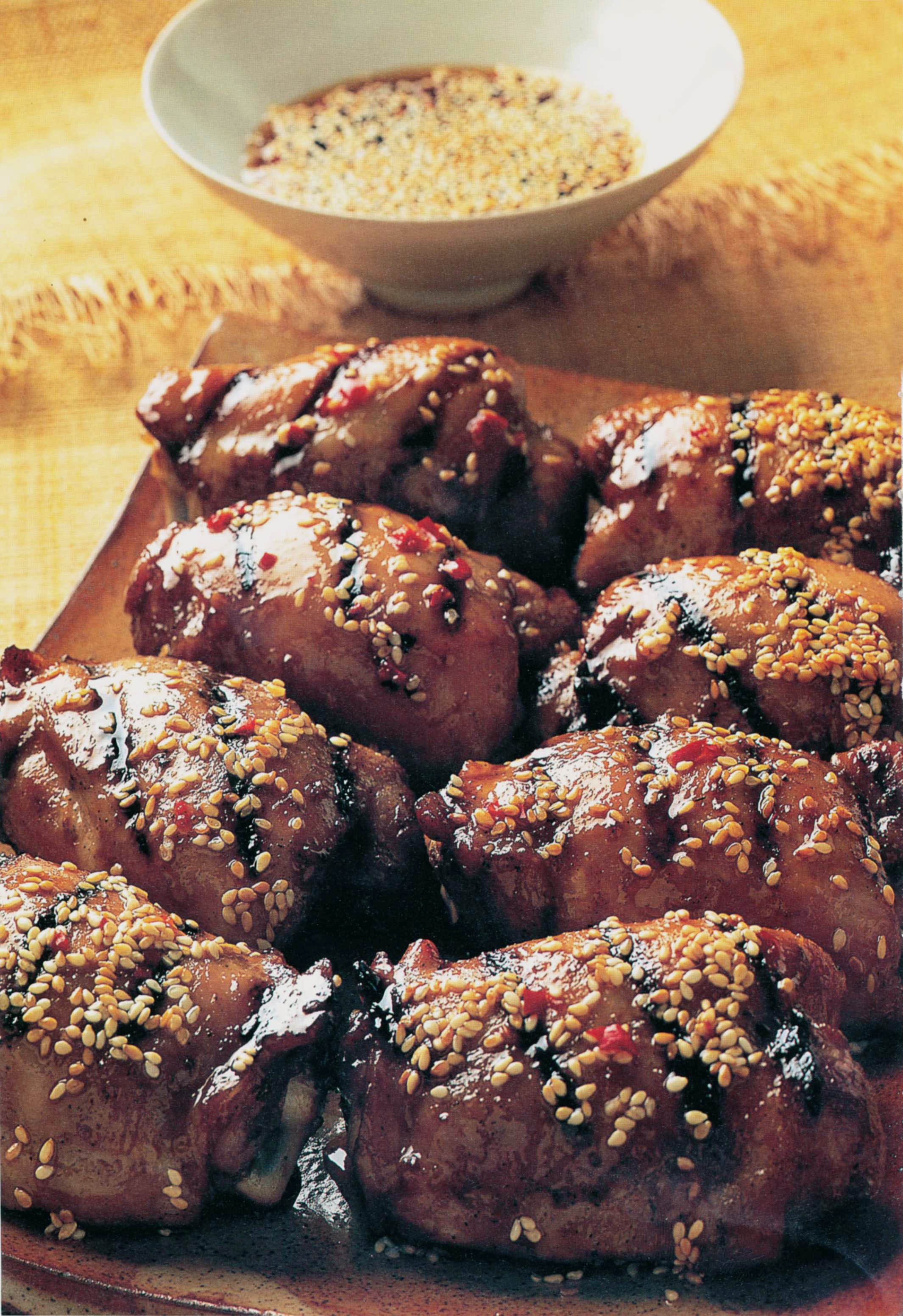 Thai Marinated Grilled Chicken from Ken Hom Cooks Thai by Ken Hom