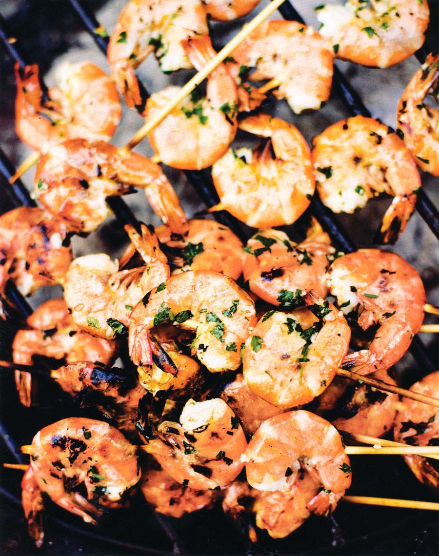 Barbecued Prawns from Caribbean Food Made Easy by Levi Roots