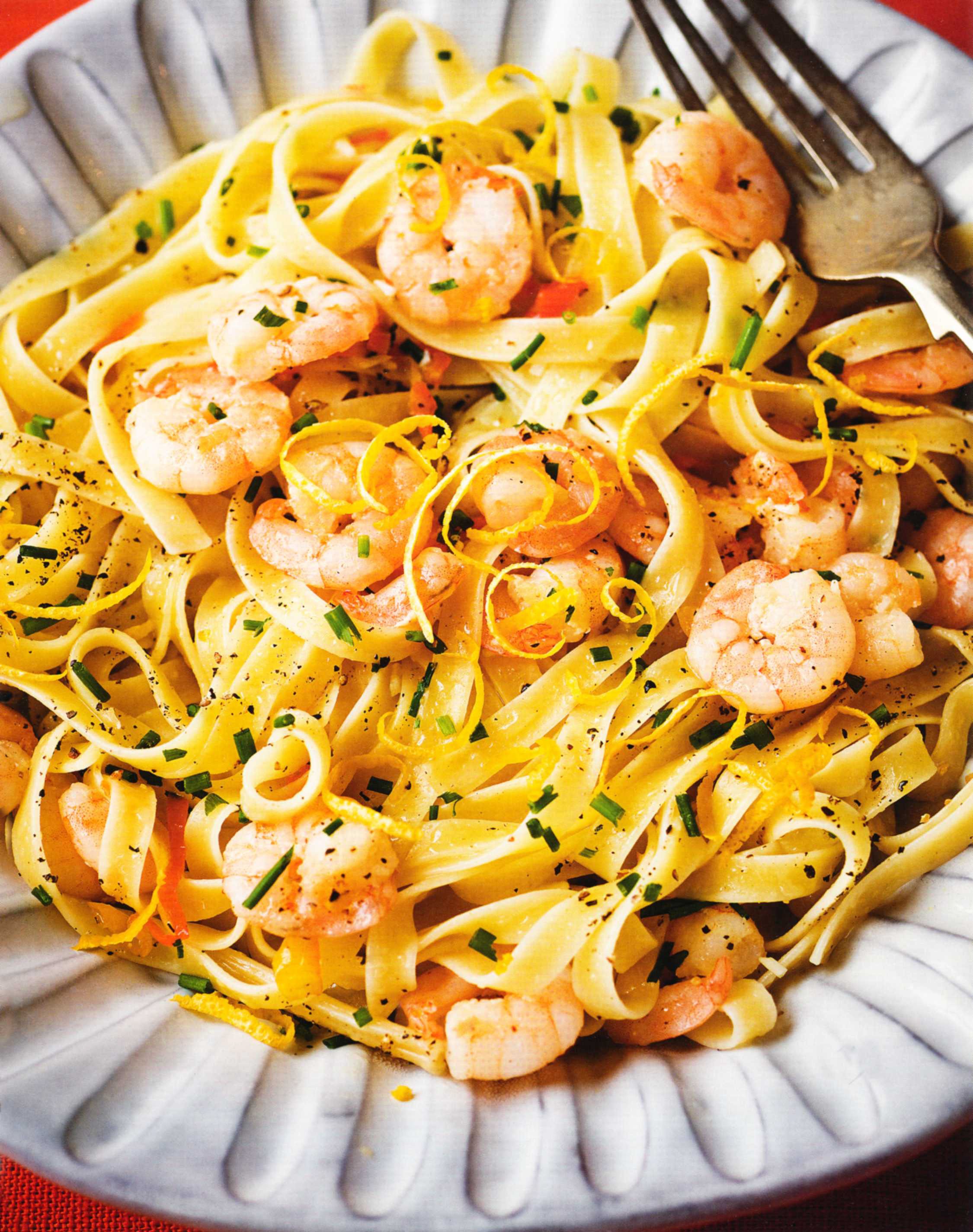 Prawn Pasta from Caribbean Food Made Easy by Levi Roots