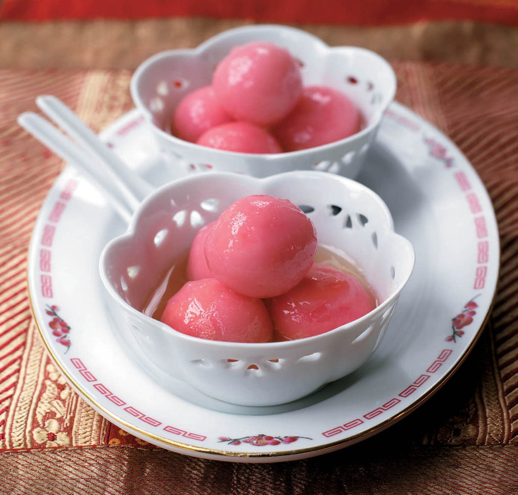 RiceFlour Balls in Syrup from China A Cookbook by Terry Tan