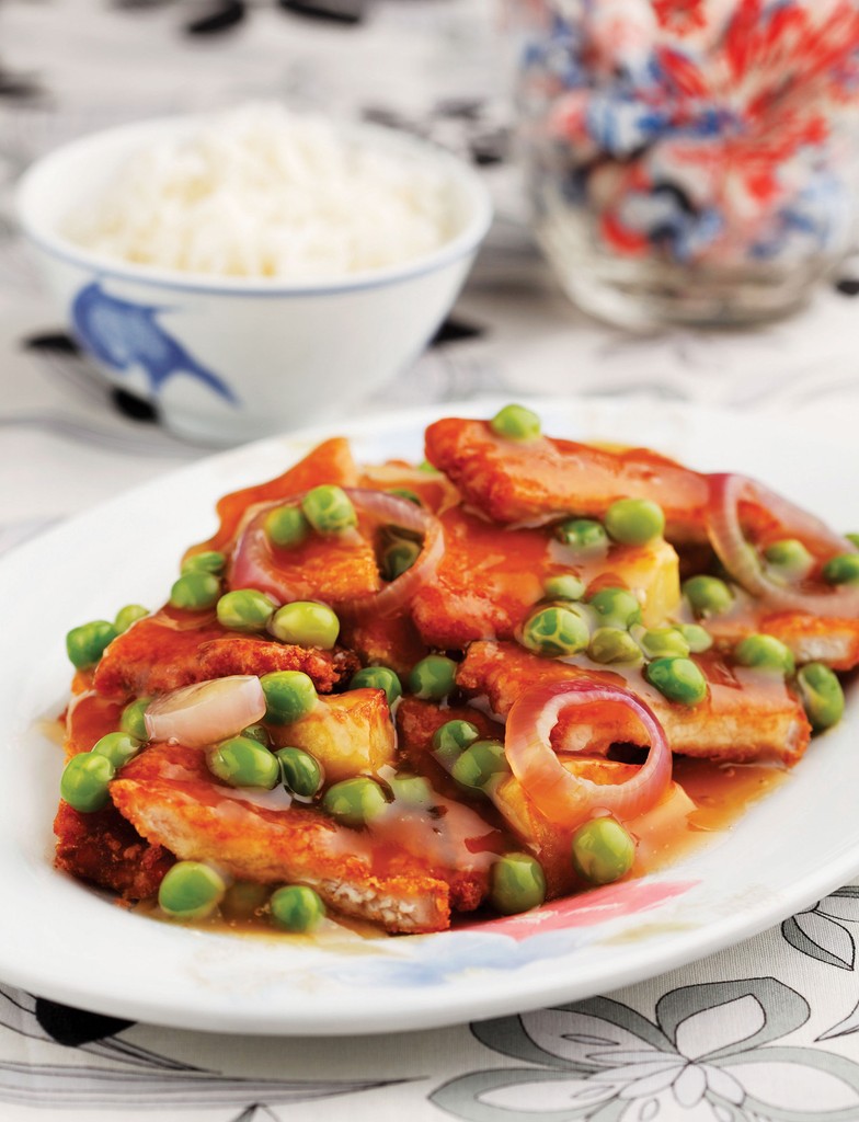 Hainanese Pork Chops from Chinese Heritage Cooking by Amy Van and