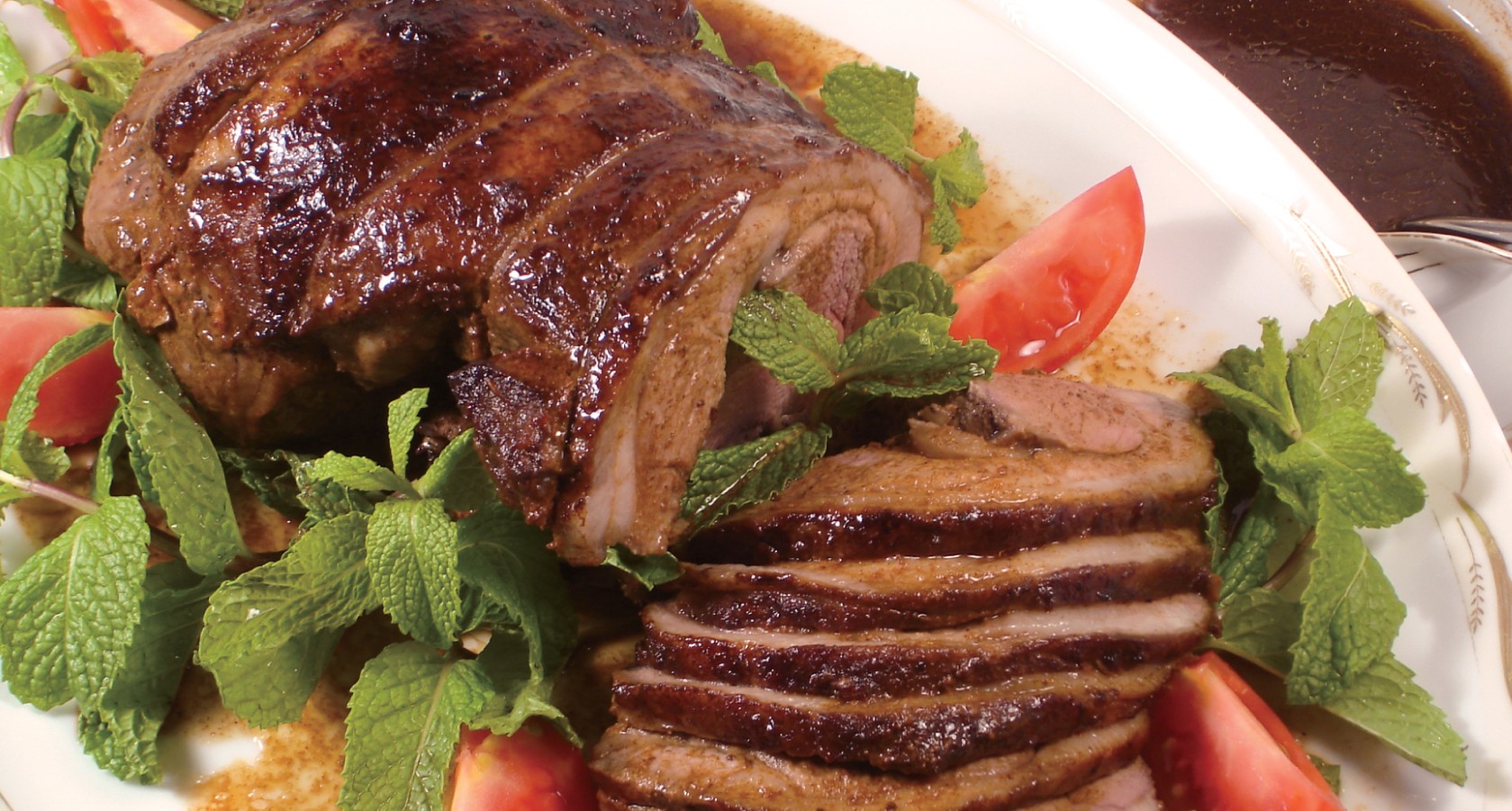 Roast Leg of Lamb from Classic Lebanese Cuisine: 170 Fresh And Healthy