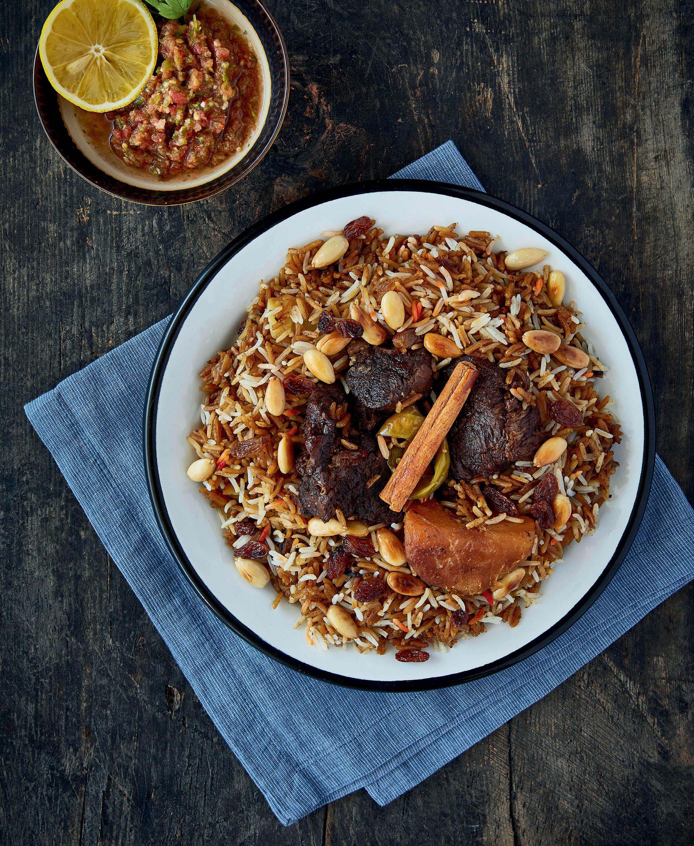 Lamb with Rice and Beans at El Nuevo Caridad