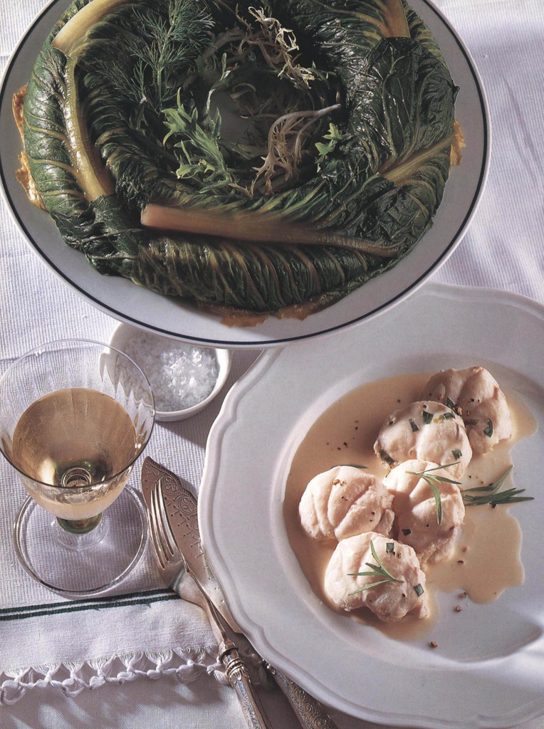 Lightly Poached Monkfish in Creamy Tarragon Sauce from Almost