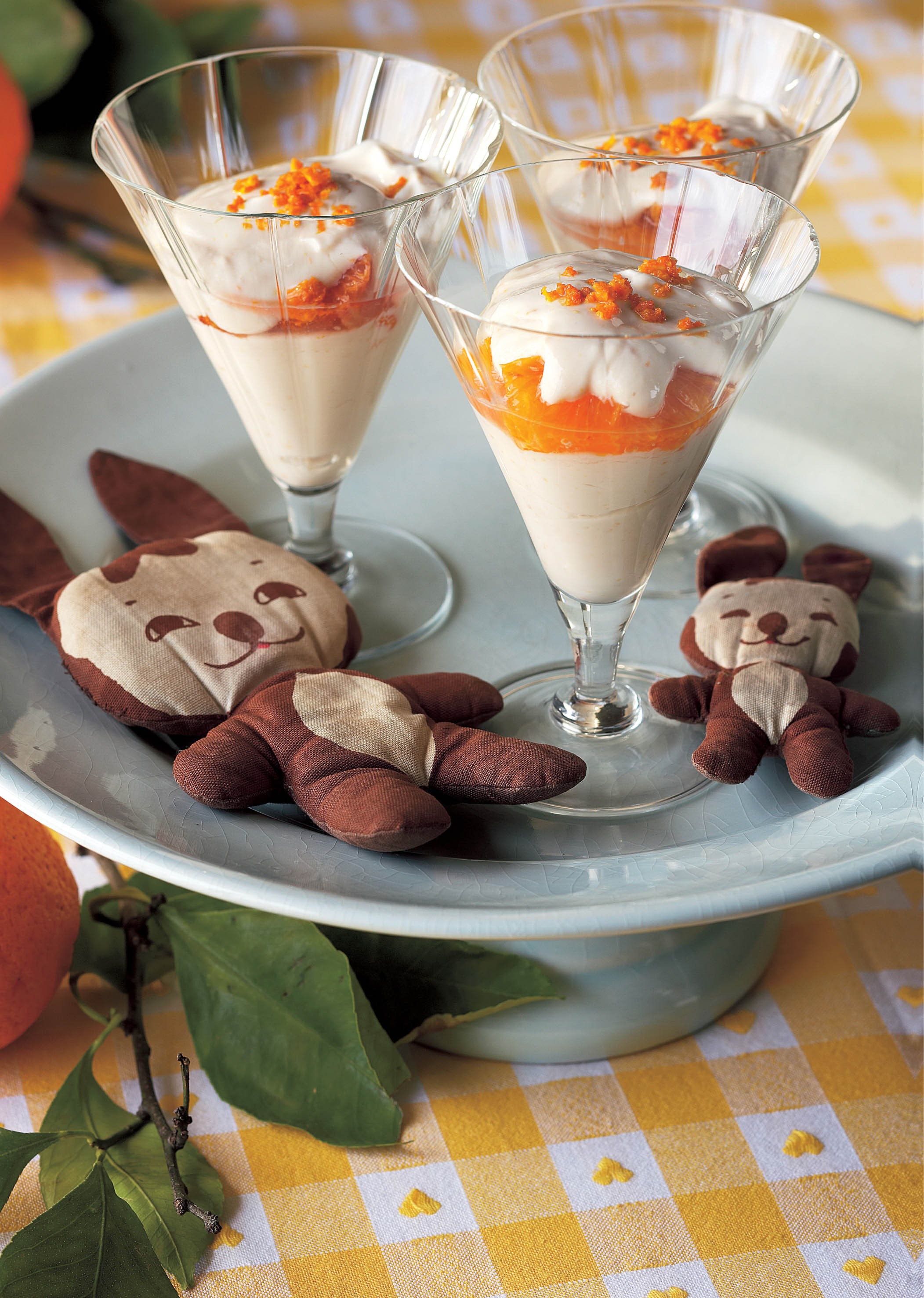 Greek Yoghurt with Condensed Milk & Oranges from Apples for Jam by