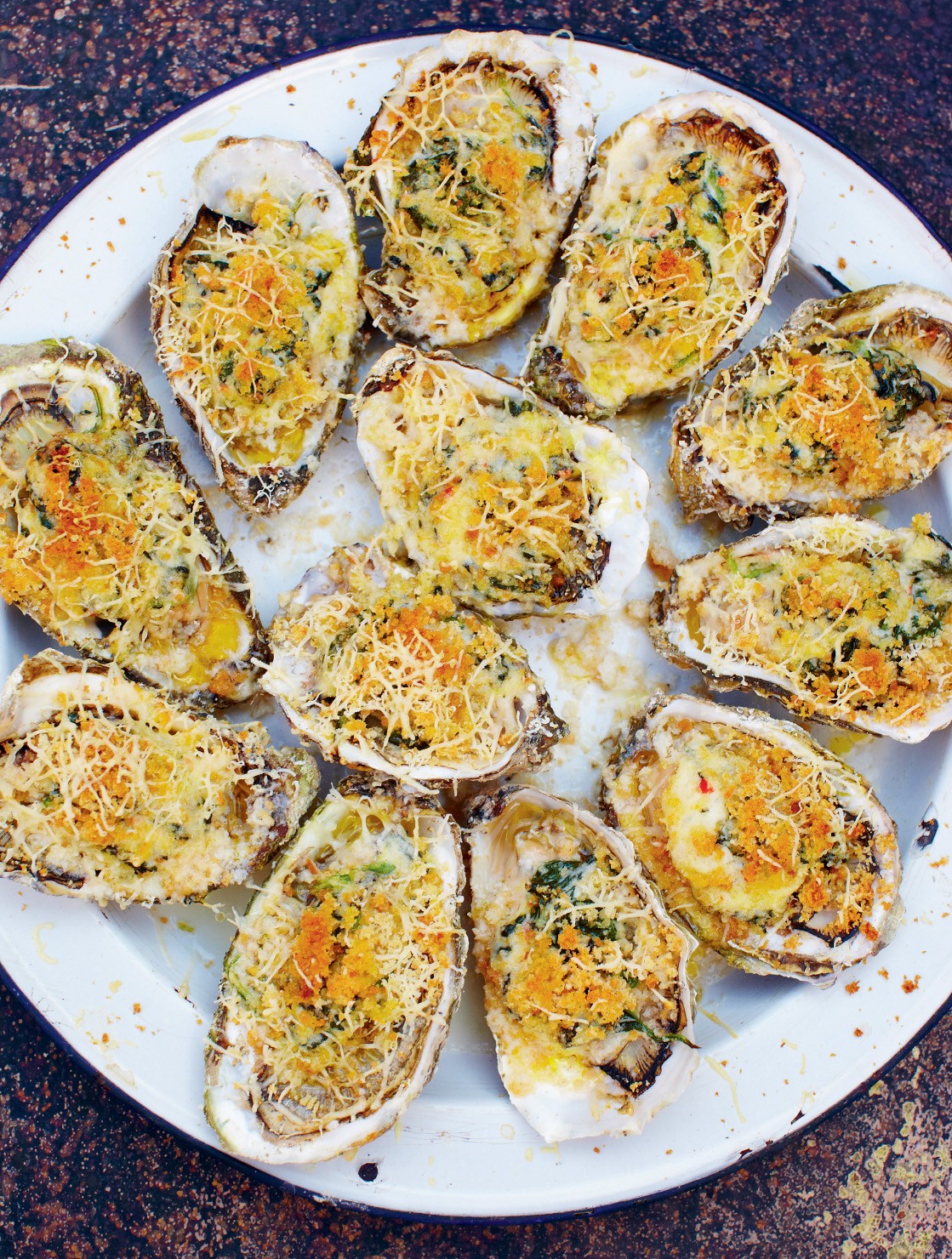 Oysters Rockefeller from Around the World in 80 Dishes Classic Recipes from the World's