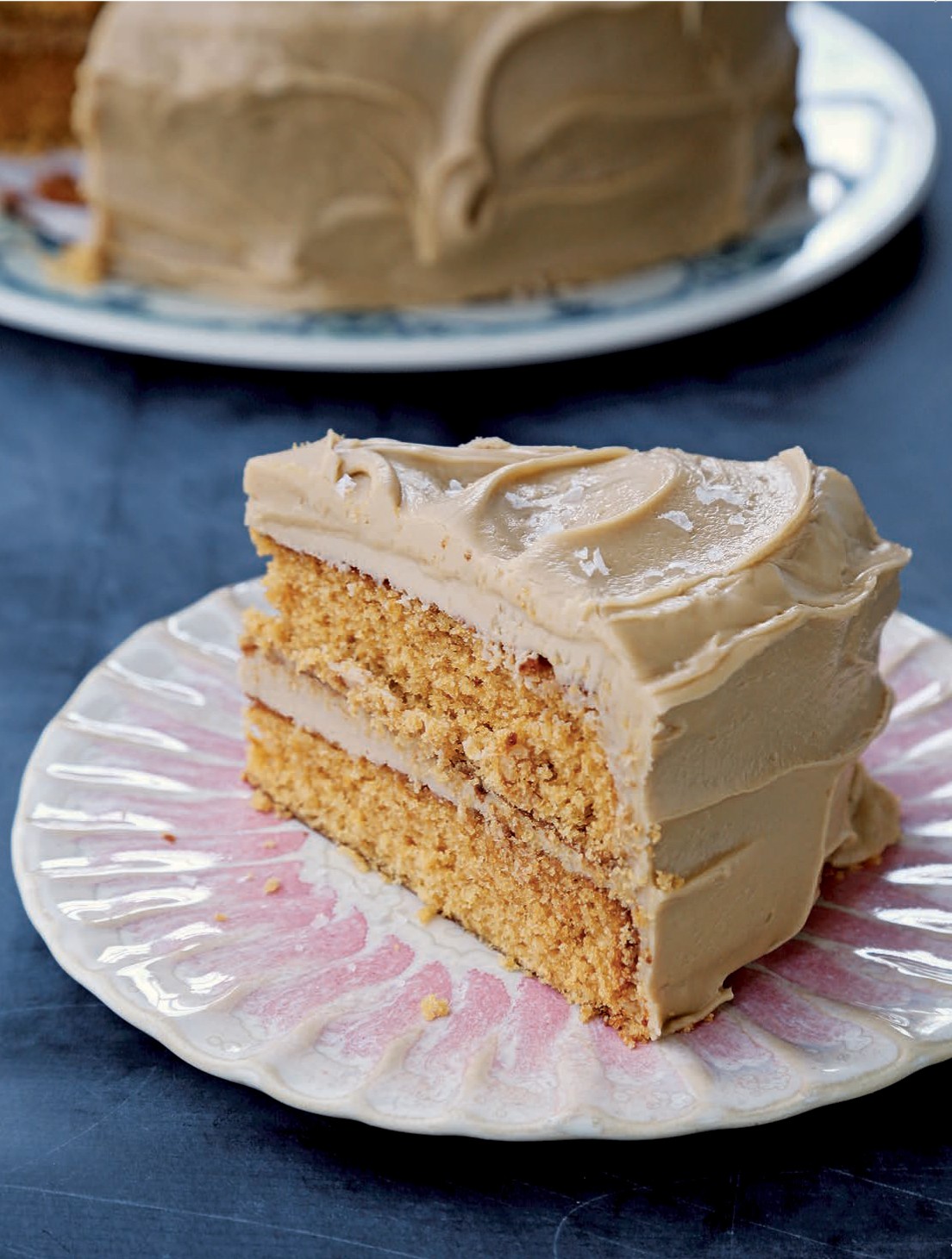 Caramel Cake with Salted Caramel Frosting from Back in the Day Bakery