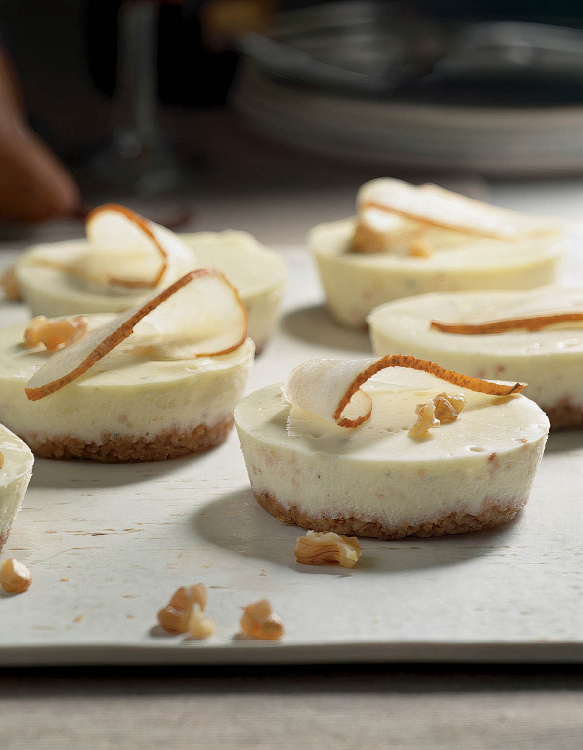Stilton Baby Blue Cheesecakes from The Baking Bible by Rose Levy Beranbaum