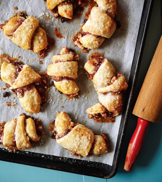 Raspberry Cream Cheese Crescents from Best Holiday Cookies by Marcy Goldman
