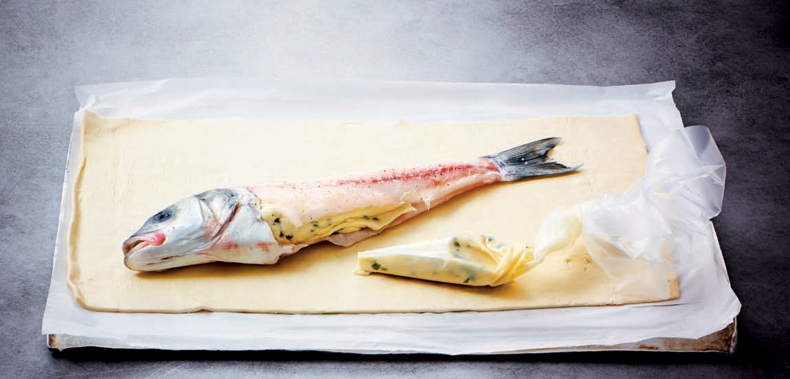 Sea Bass in Pastry with Sauce Choron from My Best Paul Bocuse by Paul