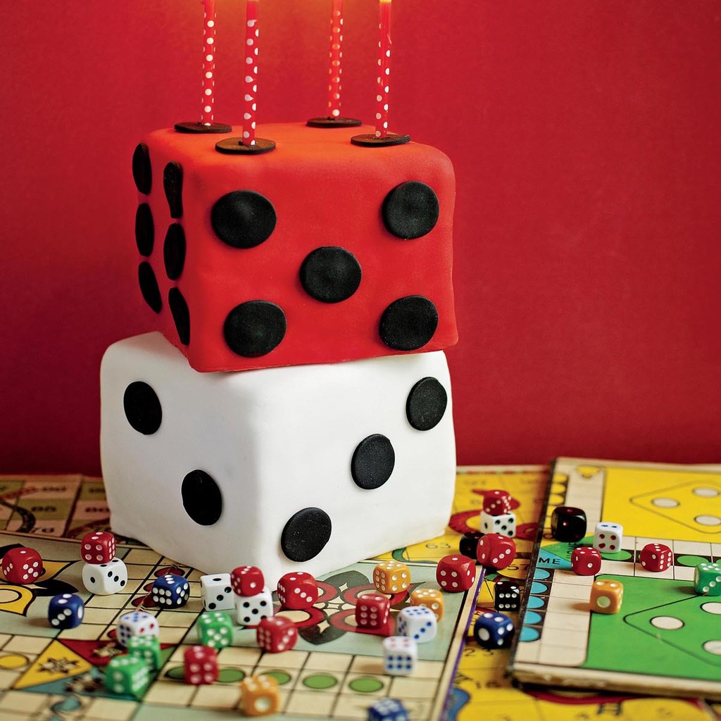 Dice Themed Cake Molds : cake mold