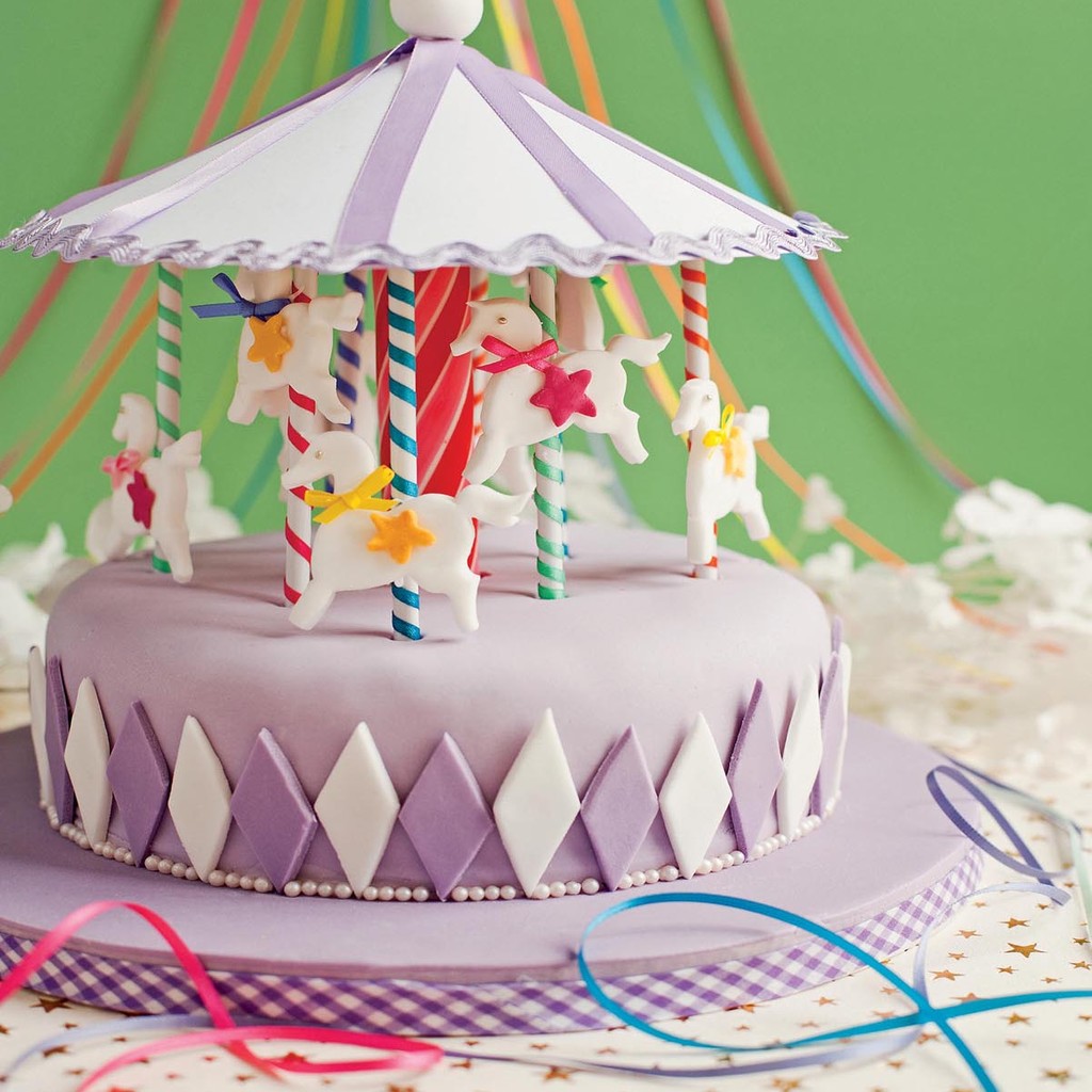 Merry Go Round Animated Cake 