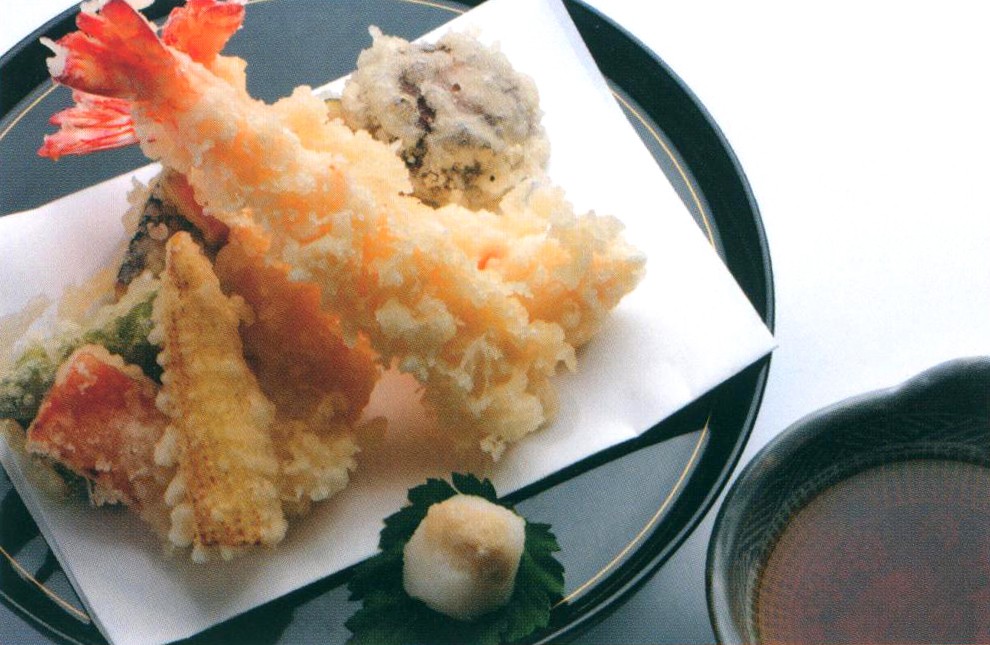 Tempura with dipping sauce from Dashi and Umami The Heart of Japanese