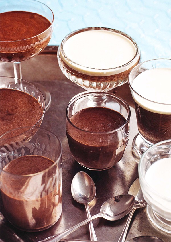 Chocolate, Rum and Raisin Mousse from Food for Friends by Levi Roots