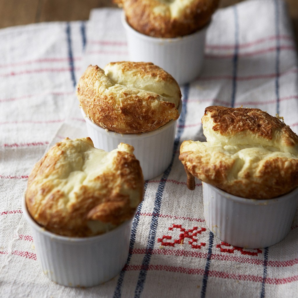 Soufflé au fromage from French Brasserie Cookbook by Daniel Galmiche