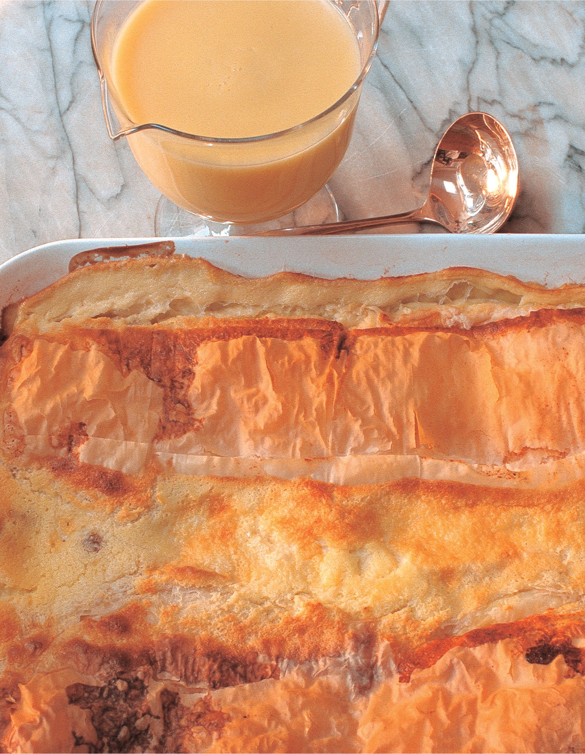 Warm “MilkCream” Strudel with Vanilla Sauce from Kaffeehaus Exquisite