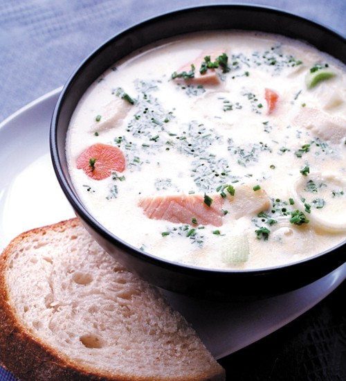 Bergen Fish Soup from Kitchen of Light New Scandinavian Cooking by