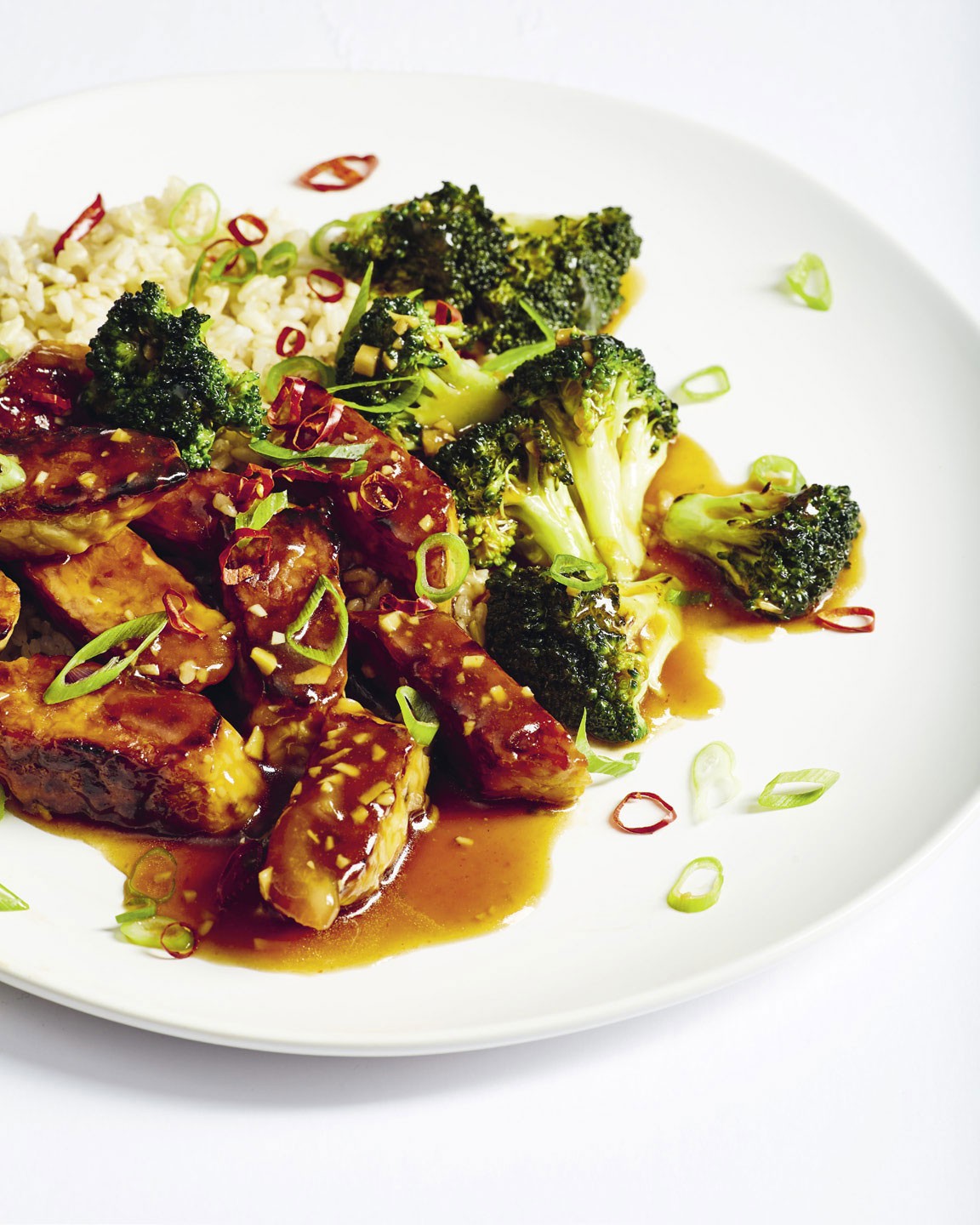 Beefy Tempeh and Broccoli from I Can Cook Vegan by Isa Chandra Moskowitz