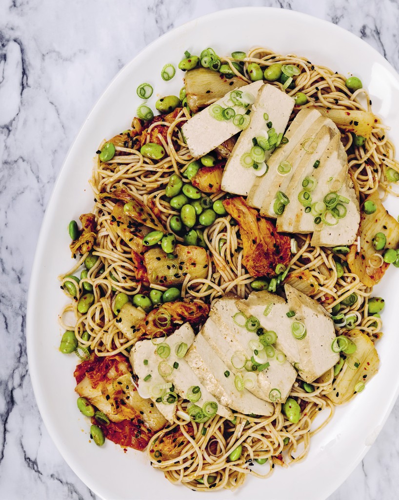 Soba Noodle Salad with Edamame and Kimchi from I Can Cook Vegan by Isa ...