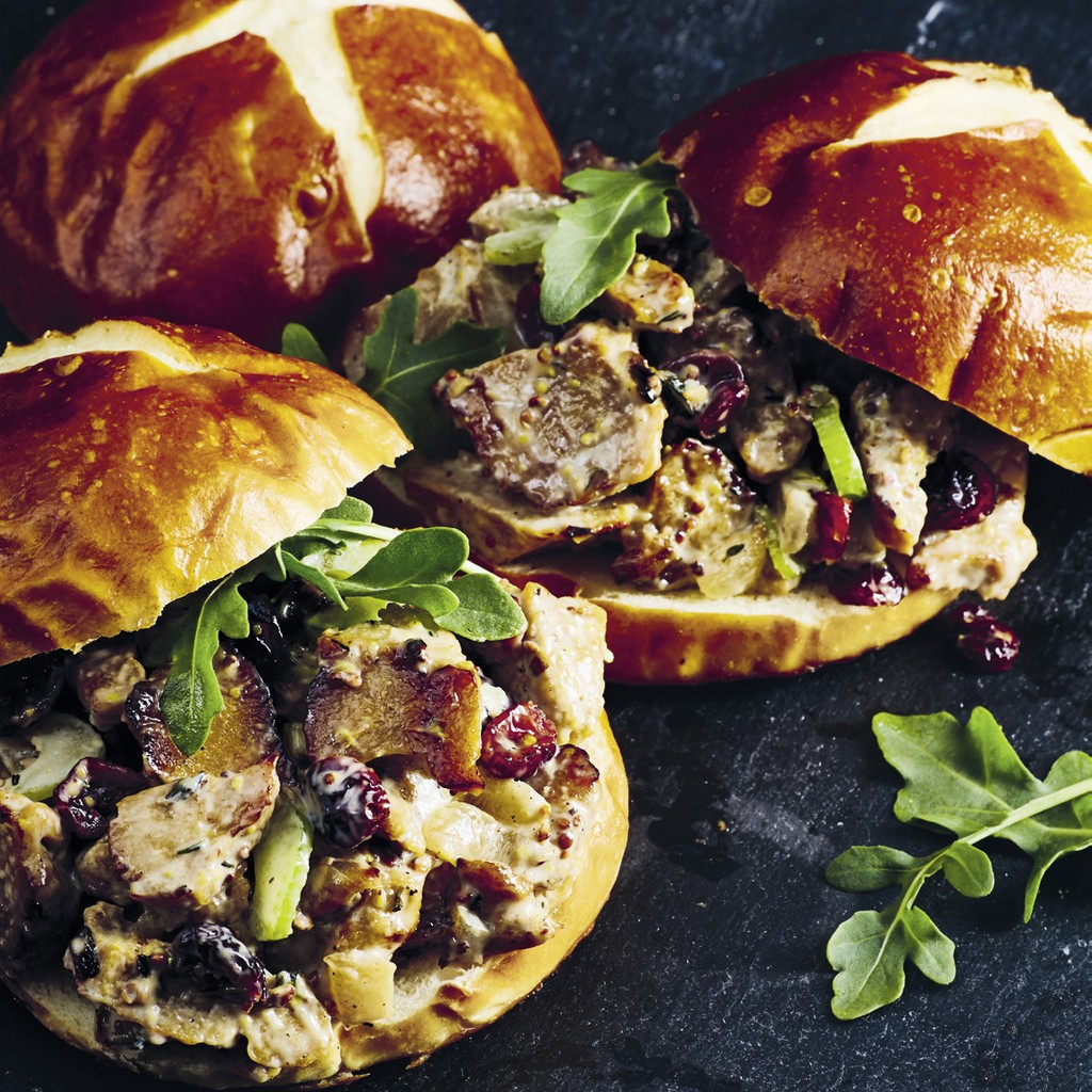 Autumn Seitan Salad Sandwich from I Can Cook Vegan by Isa Chandra