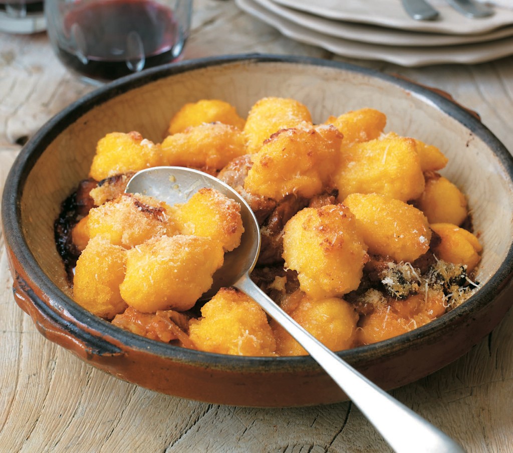 Gnocchi di Polenta from The Italian Regional Cookbook by Valentina Harris