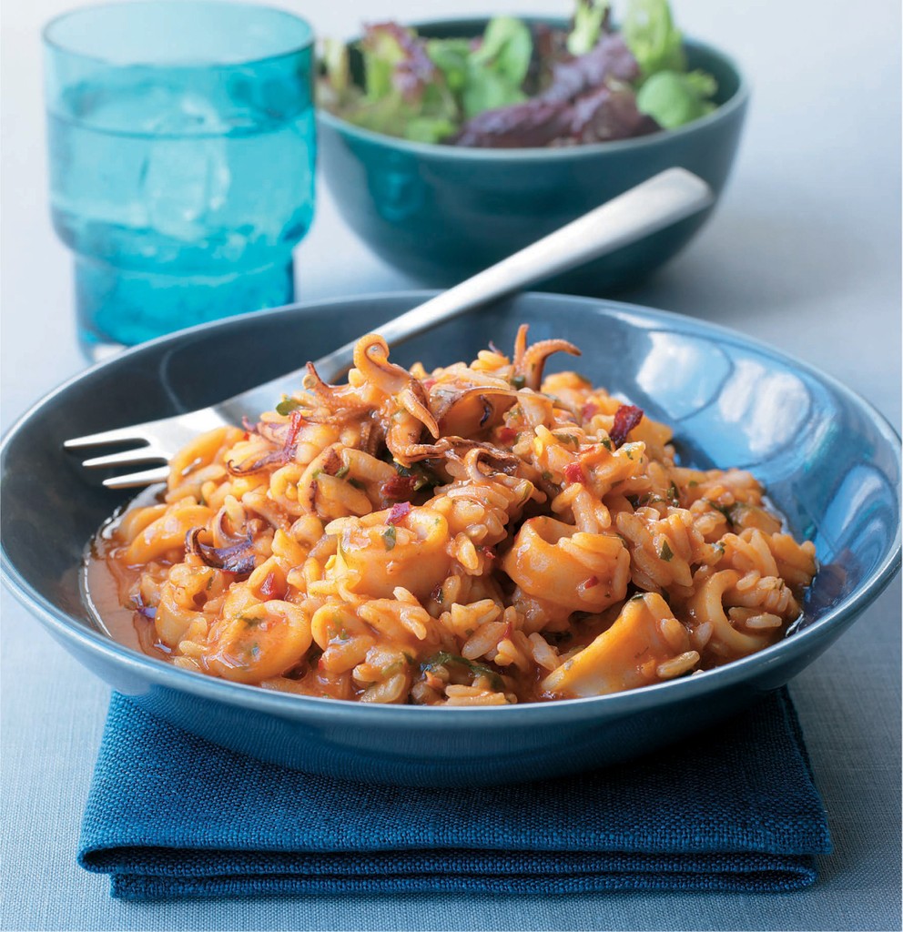 Risotto con Le Seppie from The Italian Regional Cookbook by Valentina