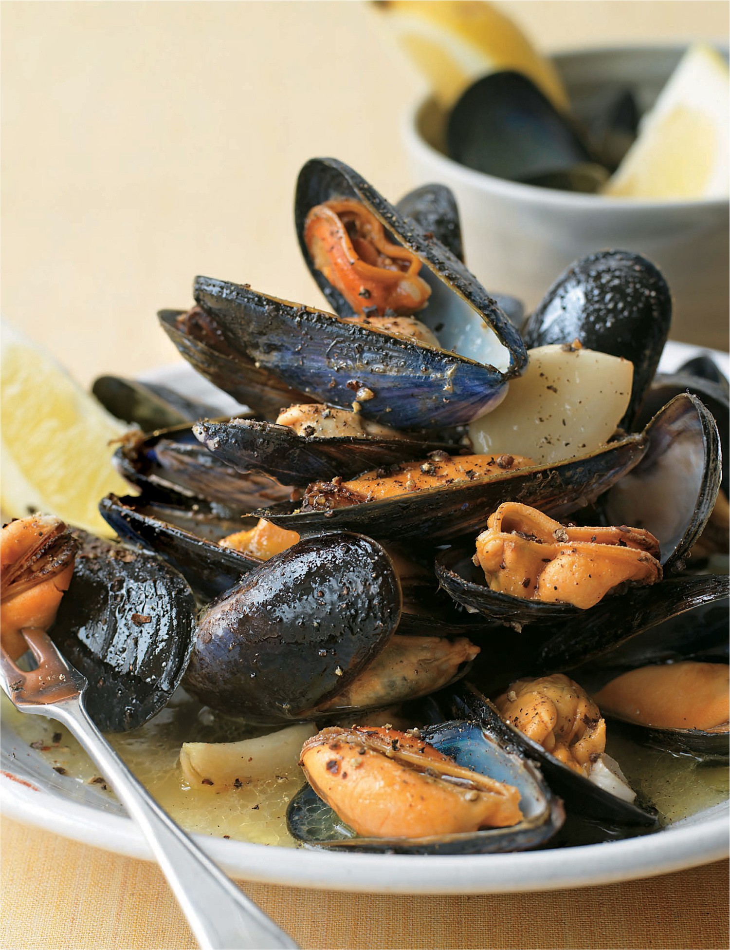 Impepata di Cozze from The Italian Regional Cookbook by Valentina Harris