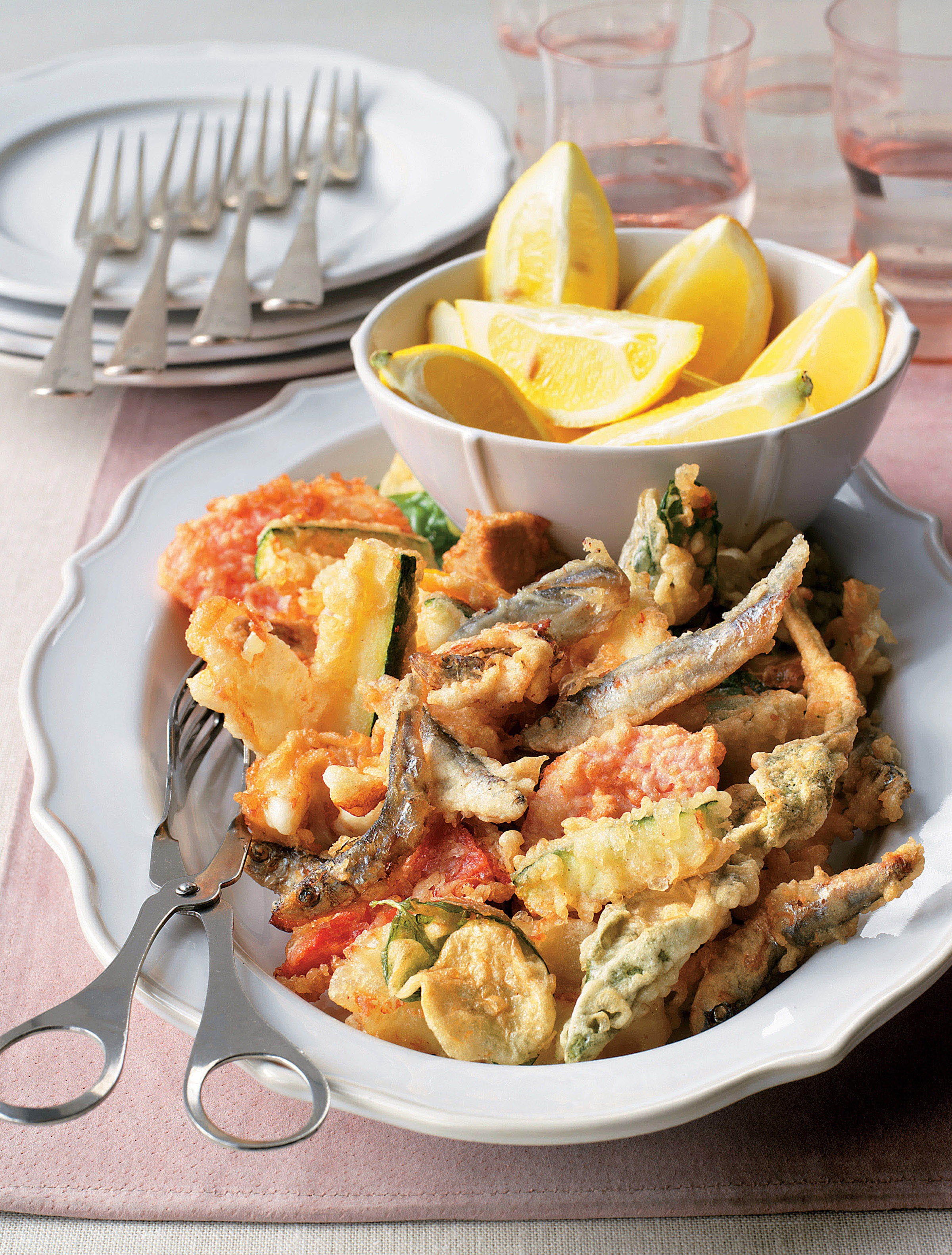Fritto Misto from The Italian Regional Cookbook by Valentina Harris