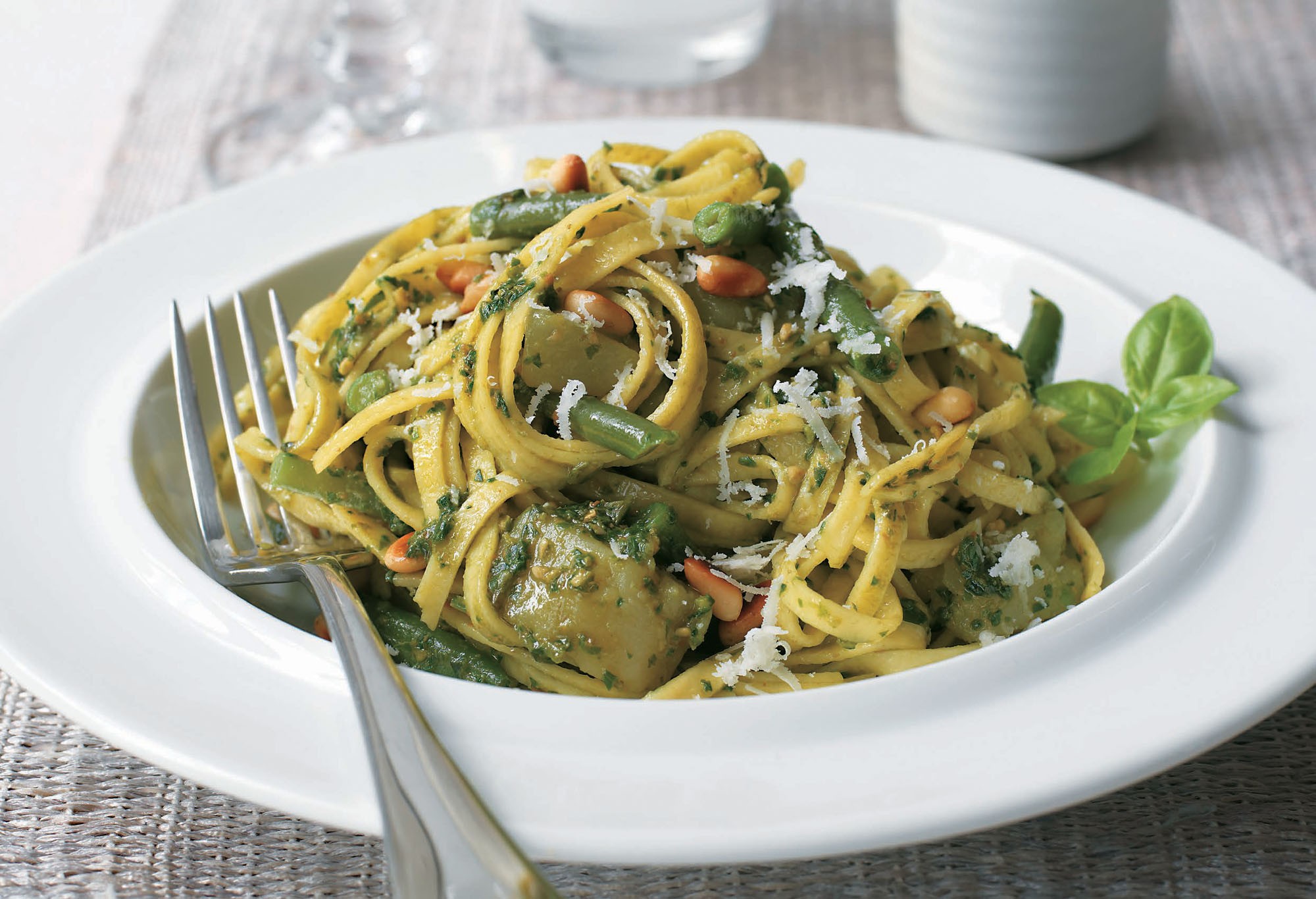 Trenette al Pesto alla Genovese from The Italian Regional Cookbook by ...