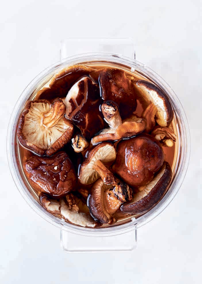 Dried Shiitake Mushroom Dashi Stock from Japanese Food Made Easy by Aya