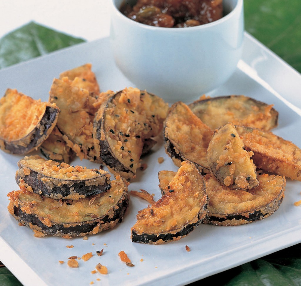 Crisp Fried Aubergine from The Complete Guide to Traditional Jewish
