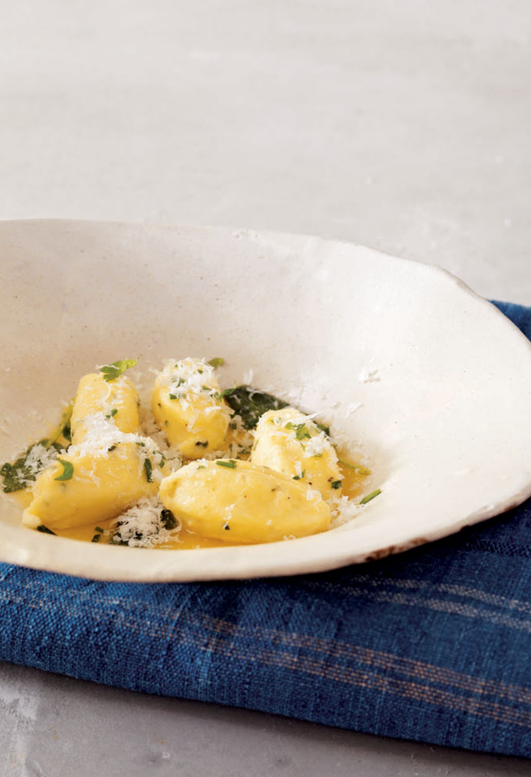 Semolina and Ricotta Gnocchi from One Good Dish by David Tanis