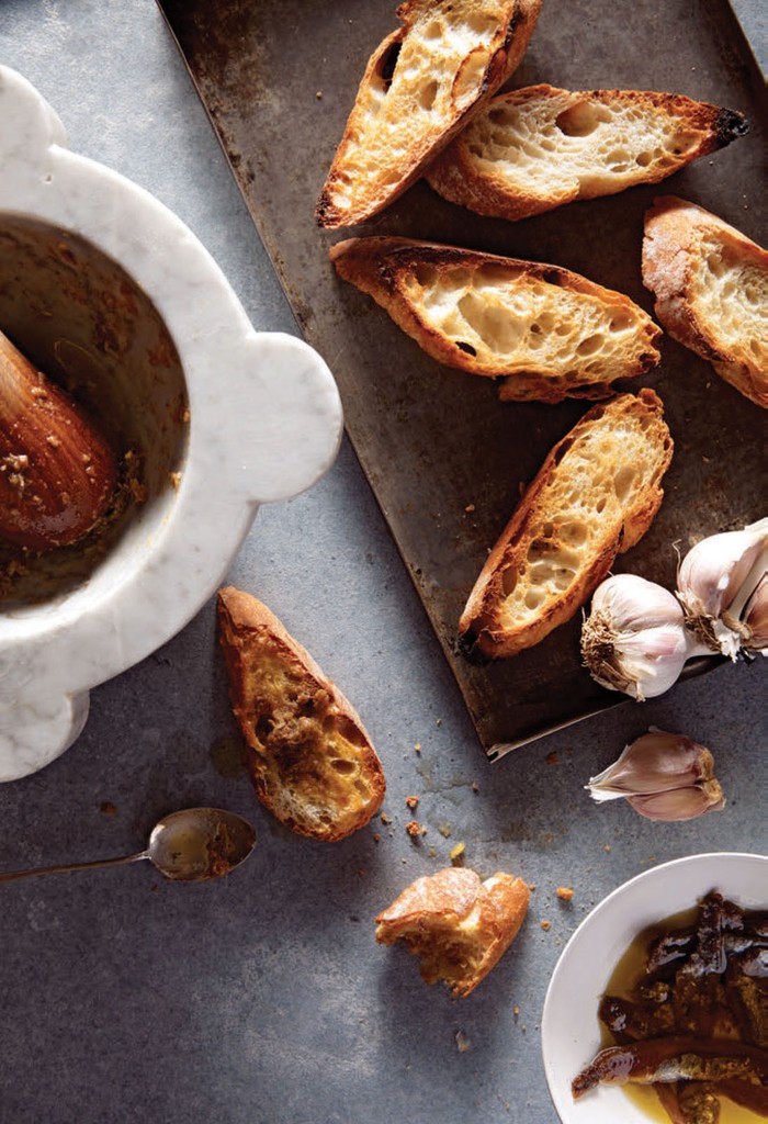 AnchovyGarlic Spread from One Good Dish by David Tanis
