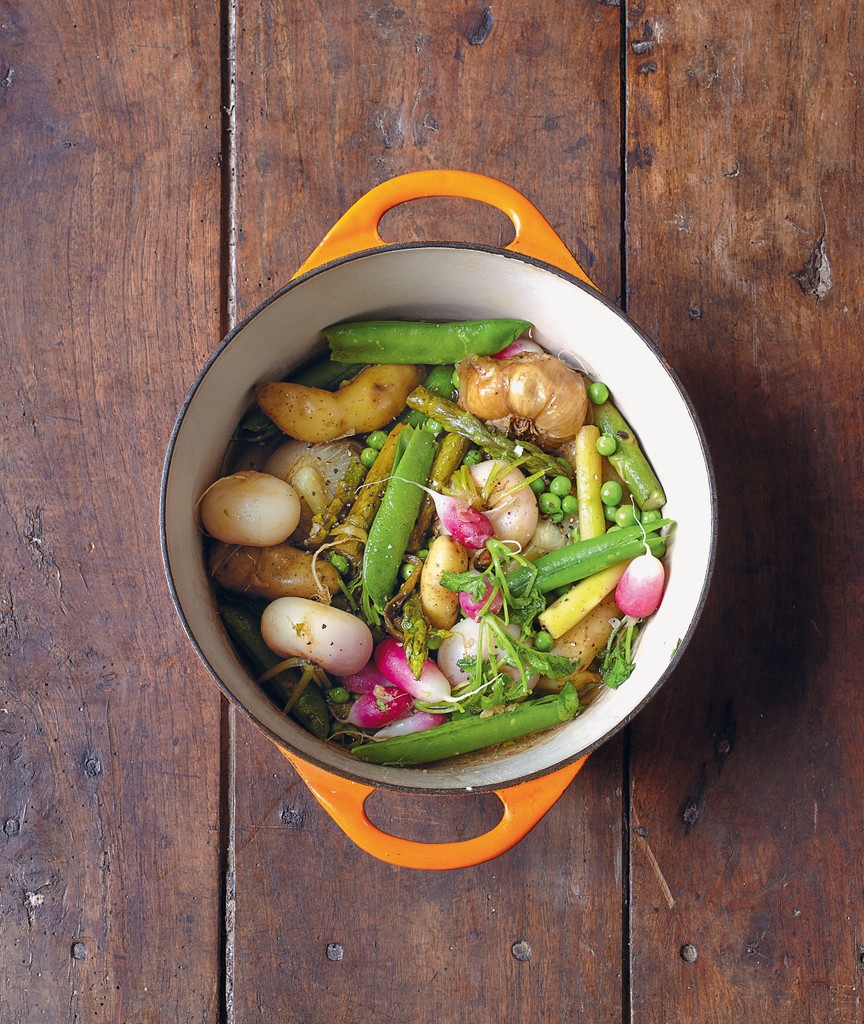 Spring vegetable stew from One Knife, One Pot, One Dish by Stéphane Reynaud