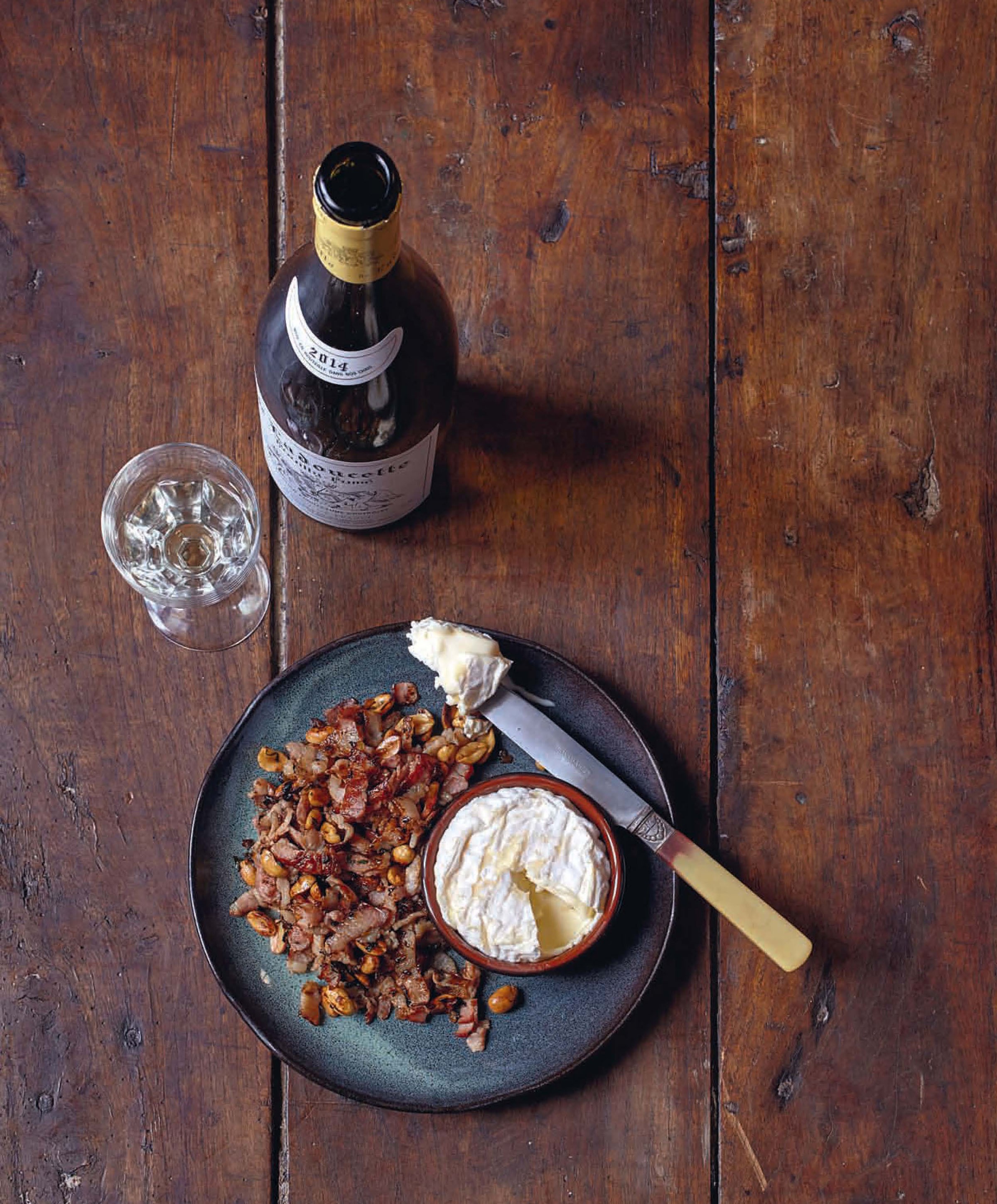 Saint-Marcellin with speck from One Knife, One Pot, One Dish by