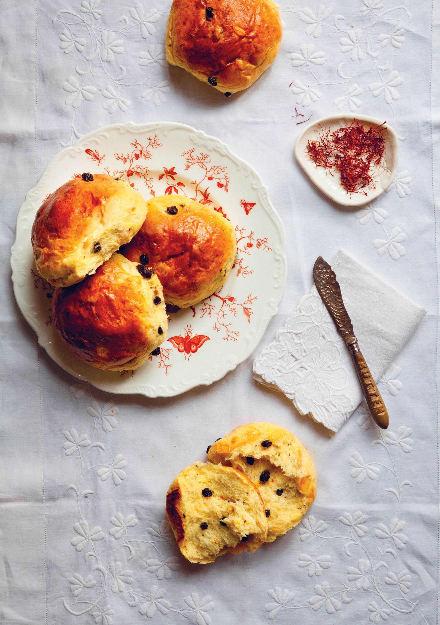 Cornish saffron buns from Oats in the North, Wheat from the South The