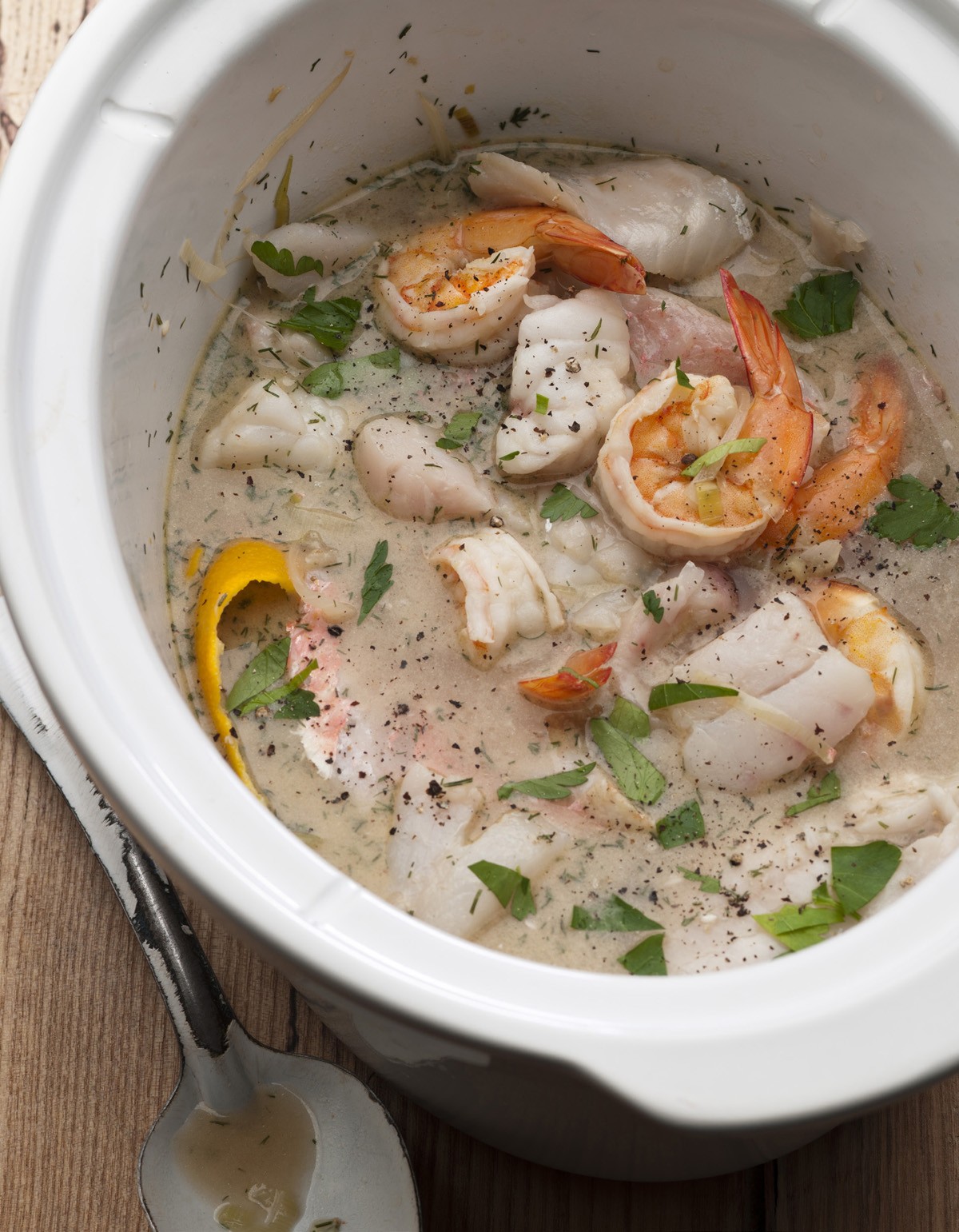 Mediterranean White Fish Stew from I Love My Slow Cooker by Beverly LeBlanc