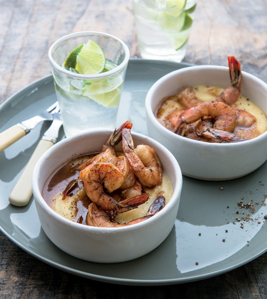 New Orleansstyle Bbq Shrimp And Grits From Lets Do Brunch By Brigit Binns
