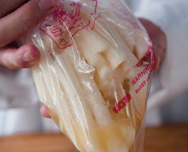 Marinated Jicama & Pickled Jalapeño from Mission Street Food by Anthony