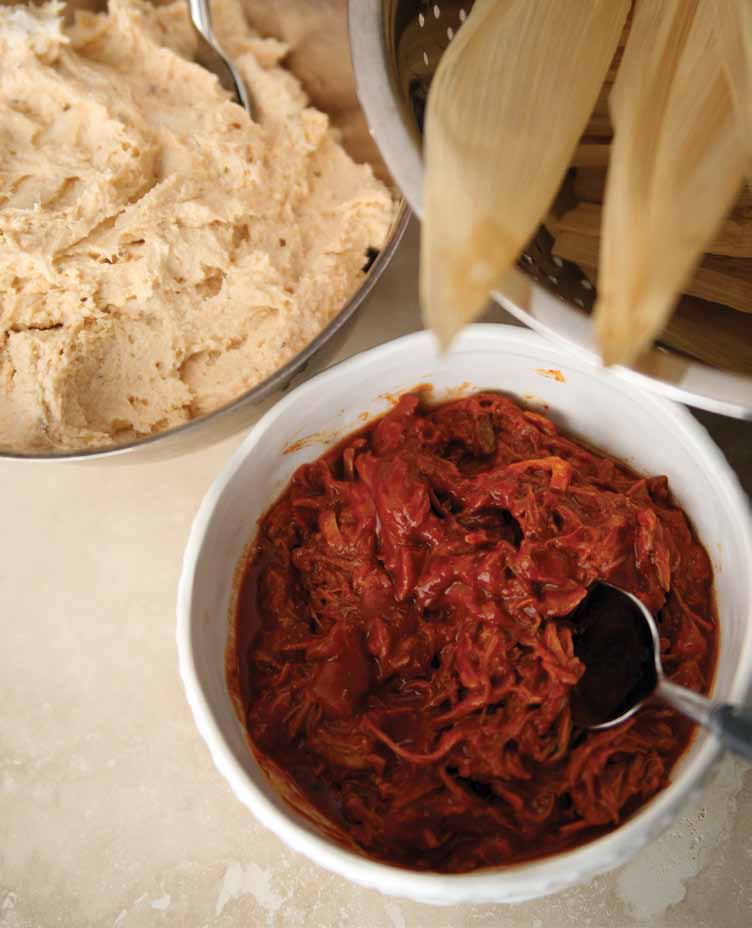 Red Chile and Pork Tamales from Muy Bueno Three Generations of