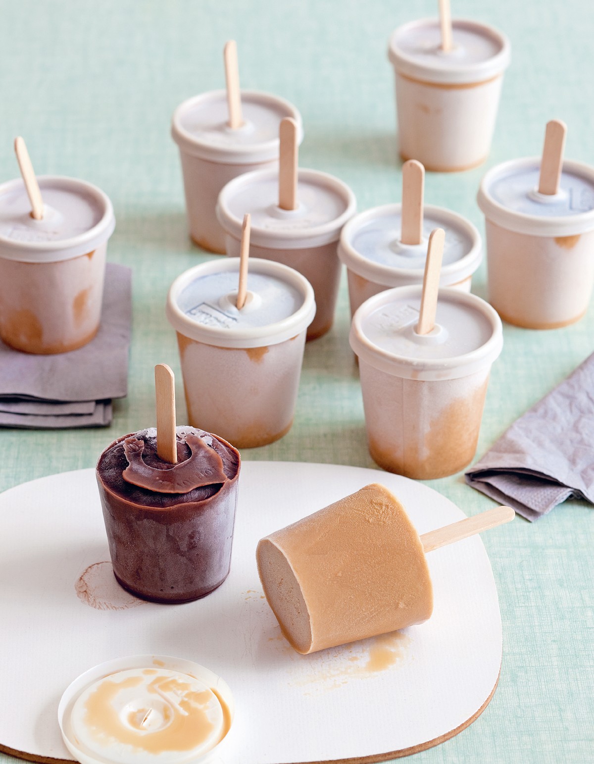 Coffee Popsicles from New York Cult Recipes by Marc Grossman