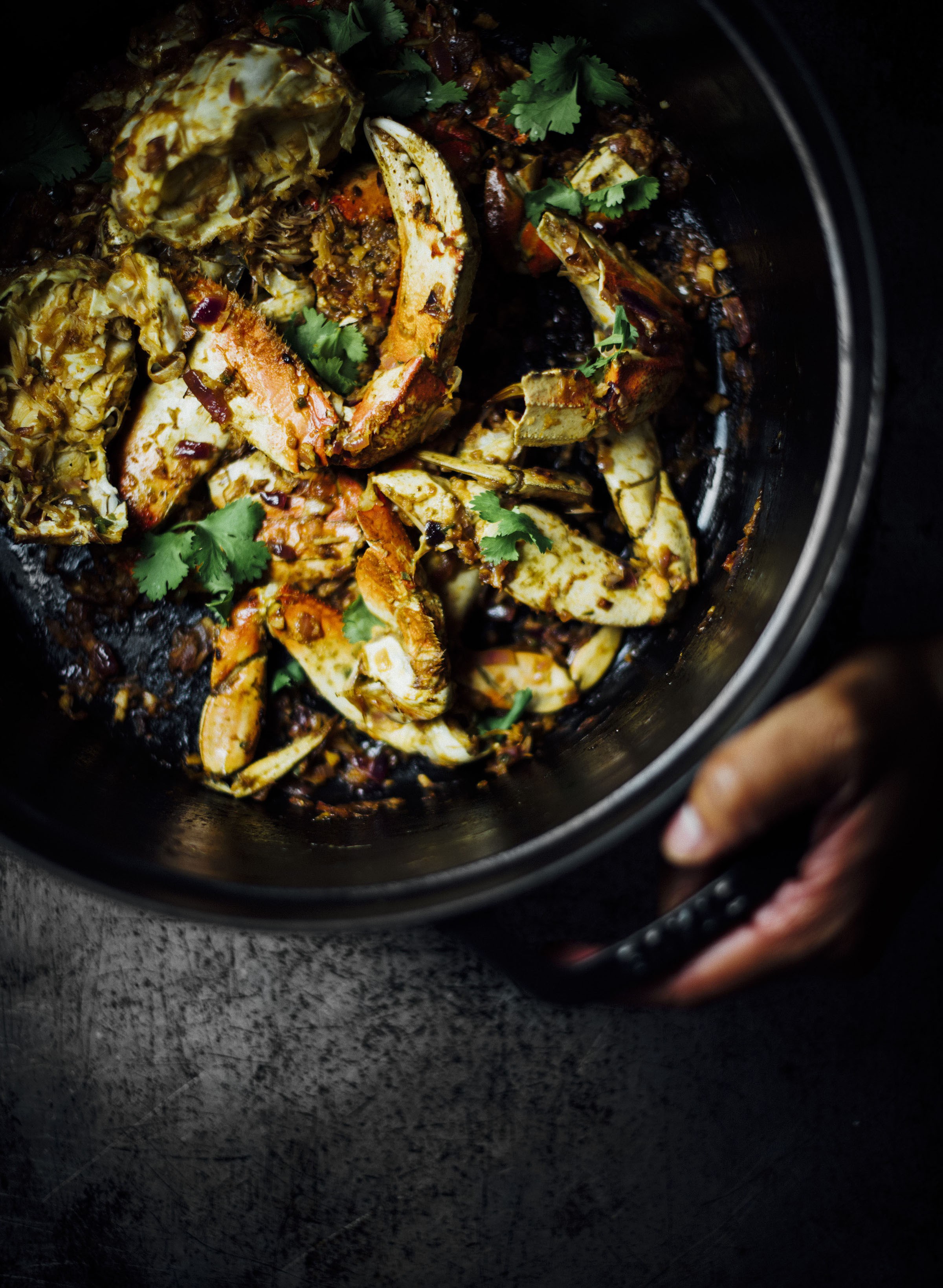 GingerGarlic StirFried Crab from Season Big Flavors, Beautiful Food by Nik Sharma