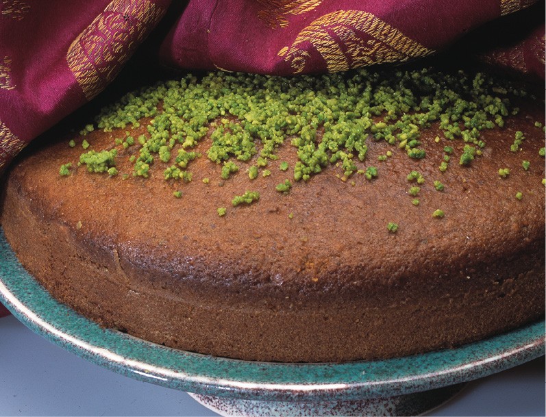 Persian Pistachio Cake From Silk Road Cooking A Vegetarian Journey By Najmieh Batmanglij