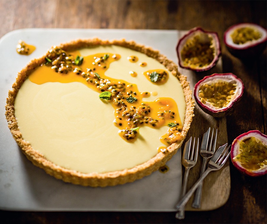 Granadilla Fridge Tart from Simply Delicious by Zola Nene