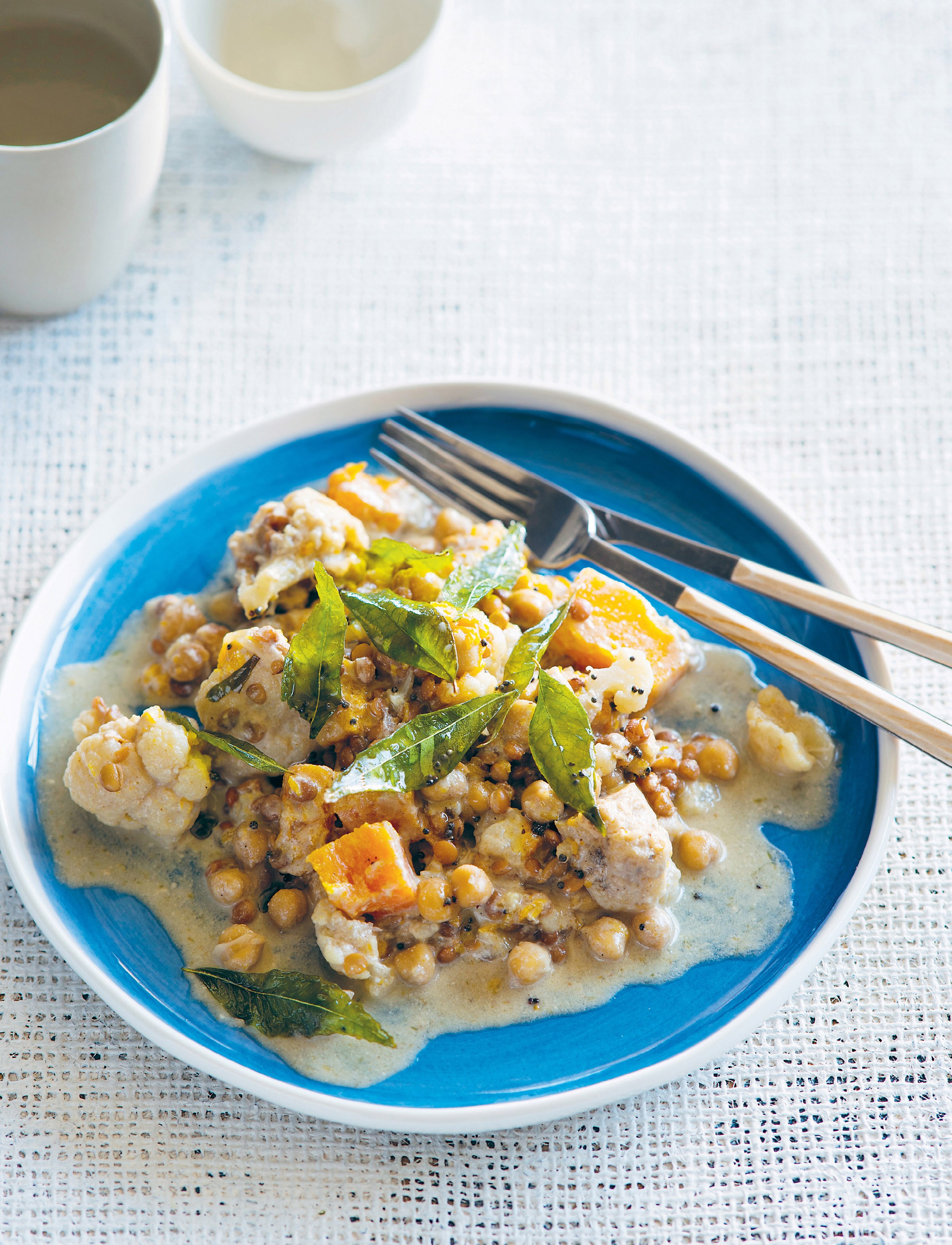 Sri Lankan butternut pumpkin and cauliflower curry from Slow Cooker Vegetarian by Katy Holder