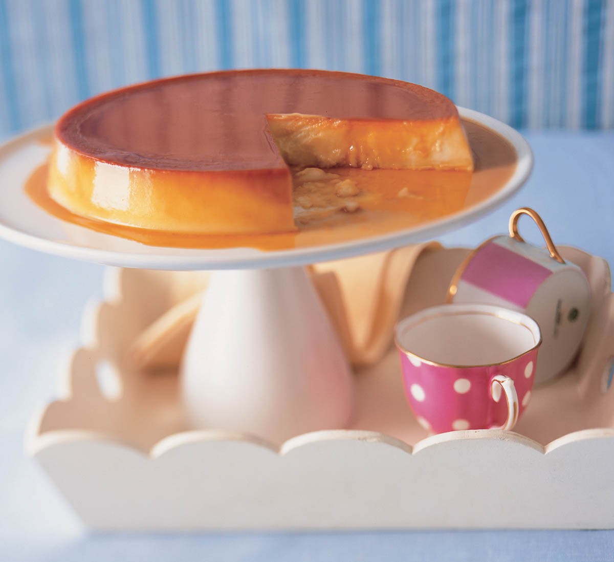 Coconut MilkCream Cheese Flan from Sticky, Chewy, Messy, Gooey